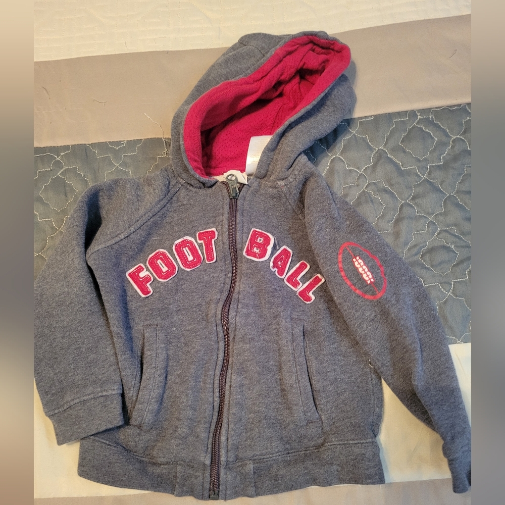 Gray athletic works jacket, boys 3t